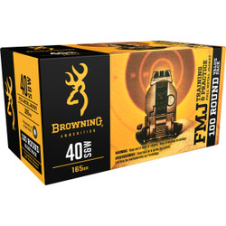 Browning 40 S&W 165 Grain FMJ 100 Rd